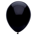 Midnight Black Celebrity/Decorator 5″ Latex Balloons (144)