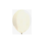 Creative Latex Pearlized Ivory Celebrity/Decorator 5″ Latex Balloons (144)