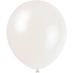 Creative Latex Pearlized White Celebrity/Decorator 5″ Latex Balloons (144)