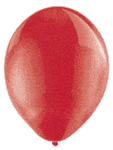 Ruby Red Celebrity/Decorator 5″ Latex Balloons (144)