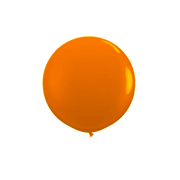 Sunburst Orange Celebrity/Decorator 36″ Spherical Latex Balloons (10)