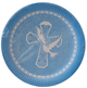 7" Paper Plates - Cross Blue (8ct)