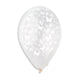 Crystal Clear Butterfly White 13″ Latex Balloons (50 count)