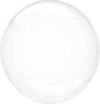 Crystal Clearz Petite Clear 10″ Foil Balloon by Anagram from Instaballoons