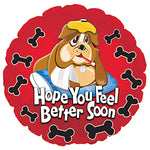 Feel Better Bull Dog 17″ Balloon