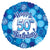 Happy 50 Birthday Blue Dazzleloon 17″ Balloon