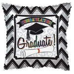 CTI Mylar & Foil Congratulations Graduate Chevron 17″ Balloon