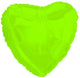 Lime Green Heart 18″ Balloon