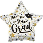 CTI Mylar & Foil Shoot for The Stars Grad 17″ Balloon