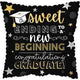 Sweet Ending to a New Beginning Grad 17″ Balloon