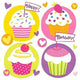 6.5" Luncheon Napkins - Cupcake Party (16ct) - Amscan