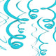 Deco Swirls - PL Crbn White (12 count)