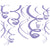 Deco Swirls - PL New Purple by Amscan from Instaballoons