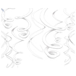 Deco Swirls - PL White by Amscan from Instaballoons