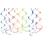 Deco Swirls - Rainbow by Amscan from Instaballoons