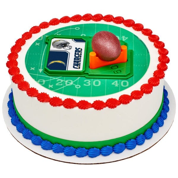 DecoPac Party Supplies NFL Football Los Angeles Chargers Cake Decorating Kit