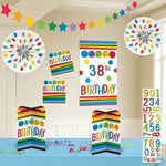 Decorating Kit - Happy Birthday Add-Any-Age - Amscan