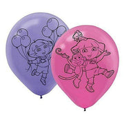 Designware Latex Dora The Explorer & Boots 12″ Latex Balloons (6)