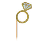 Diamond Ring Cake Toppers Toothpicks by Beistle from Instaballoons