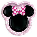 10.5" Paper Plates - Disney Minnie Mouse Forever Shape (8ct) - Amscan