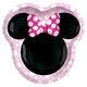 10.5" Paper Plates - Disney Minnie Mouse Forever Shape (8ct) - Amscan