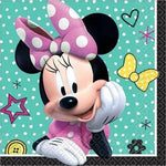 5" Beverage Napkins - Disney Minnie Mouse Helpers (16ct) - Amscan