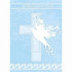 Dove Cross Blue Invitations 8ct - Unique