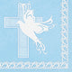 Dove Cross Blue Lunch Napkins