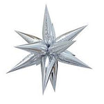 Silver Starburst 26″ Balloon