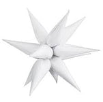 White Starburst 26″ Balloon