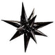 Black Starburst 40″ Balloon