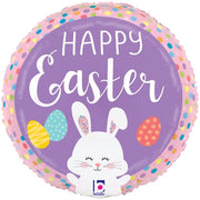 Easter Bunny Dots 18″ Foil Balloon by Betallic from Instaballoons