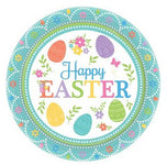 7" Paper Plates - Easter Lovely (8ct) - Amscan
