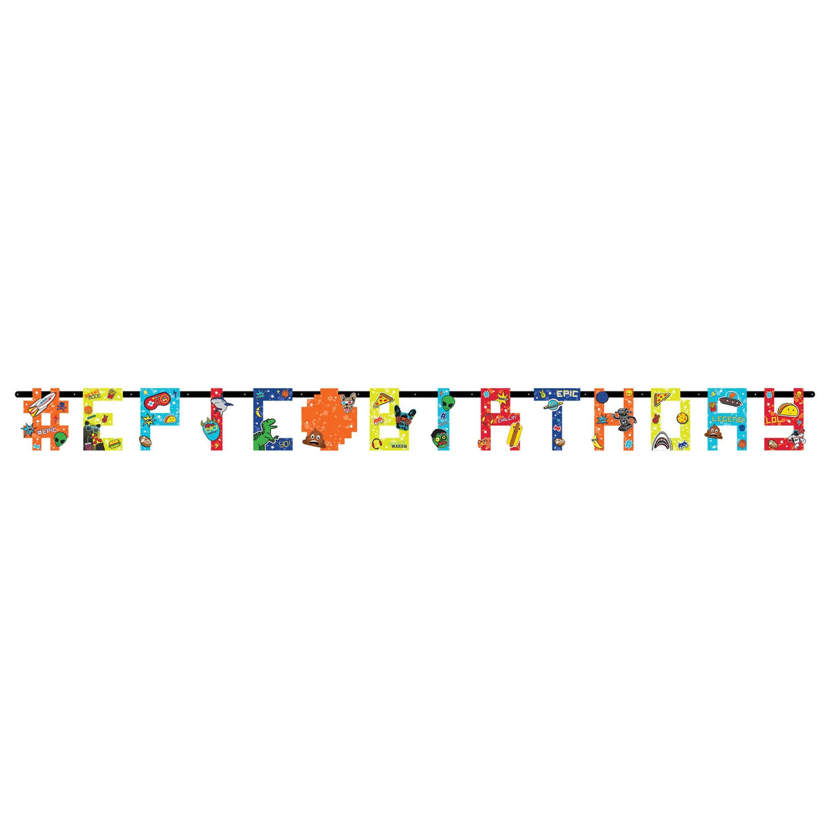 Epic Party Customizable Age Banner by Amscan from Instaballoons