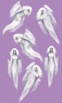 Ethereal Ghost Props 35in - 37in Printed on Clear Plastic - The Beistle Company