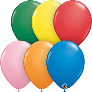 11″ Standard Assortment Latex Balloons (100 Count)