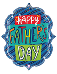 Father's Day Confetti Frame 27″ Foil Balloon by Betallic from Instaballoons