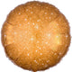 18" Round - Faux Sparkle Gold (10ct) - Anagram