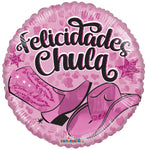 Felicidades Chula 18″ Foil Balloon by Convergram from Instaballoons