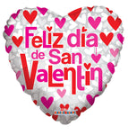 Feliz Dia De San Valentin 18″ Foil Balloon by Convergram from Instaballoons