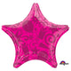 Festive Star Magenta 22 Balloon