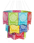 Fiesta Flag 20" Chandelier 1ct - Amscan