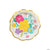 Fiesta Floral Bright Dessert Plates 7″ by Fun Express from Instaballoons