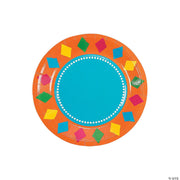 Fiesta Party Dessert Plates Foil Balloon by Fun Express from Instaballoons