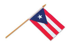Flag with Stick - Puerto Rico