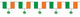 Flags & Shamrocks Banner 16in x 12ft - The Beistle Company