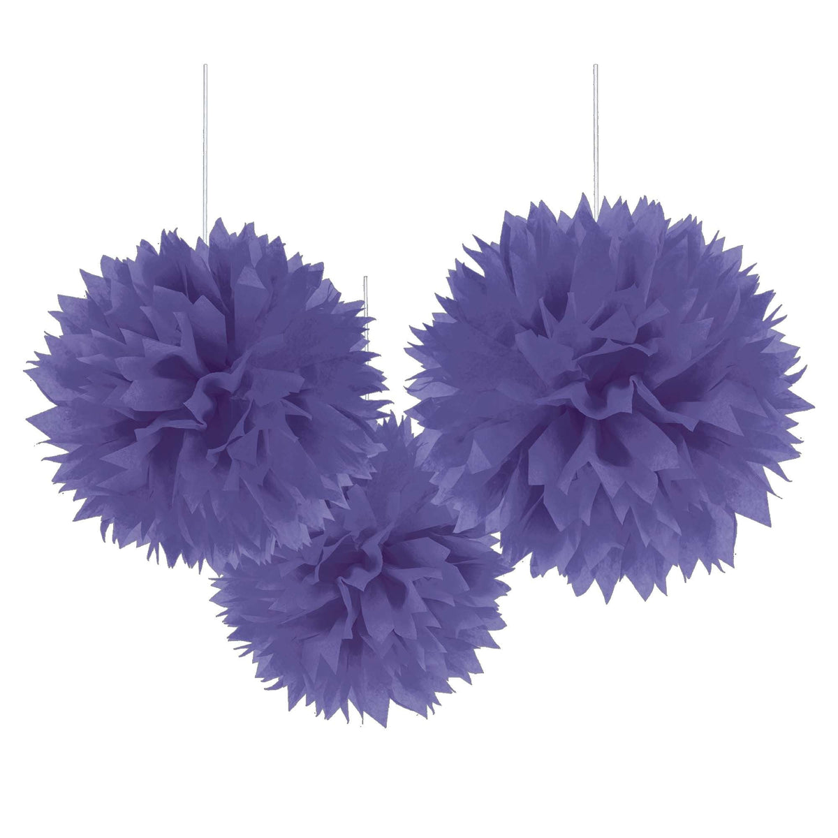 Fluffy Deco - Purple by Amscan from Instaballoons