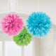 Fluffy Decorations - Brights - Amscan