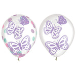 Latex Confetti Balloons - Flutter (6ct) - Amscan
