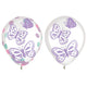 Latex Confetti Balloons - Flutter (6ct) - Amscan